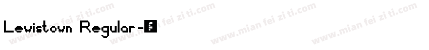 Lewistown Regular字体转换